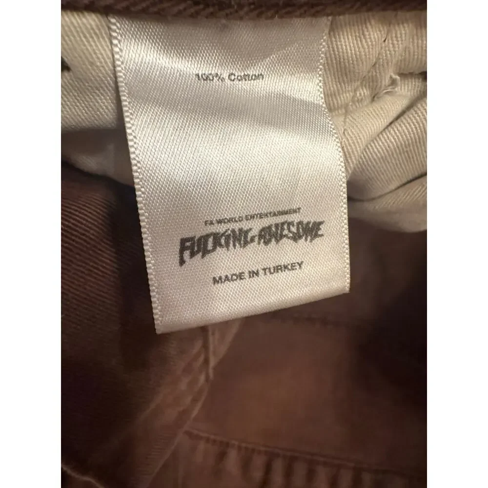 F***ing Awesome Men's Contacts Baggy Cargo Pants Brown Sz 32x30 - Picture 6 of 6